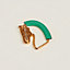 View: Back, Cheval brooch