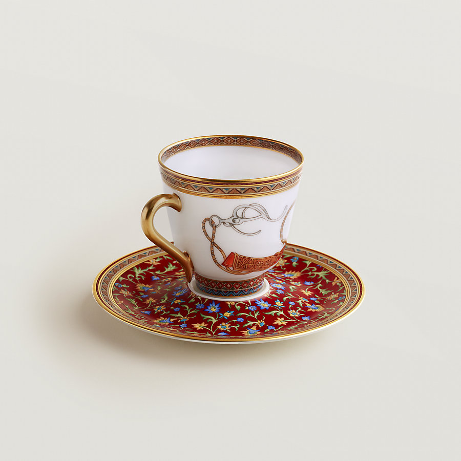 Cheval d’Orient coffee cup and saucer