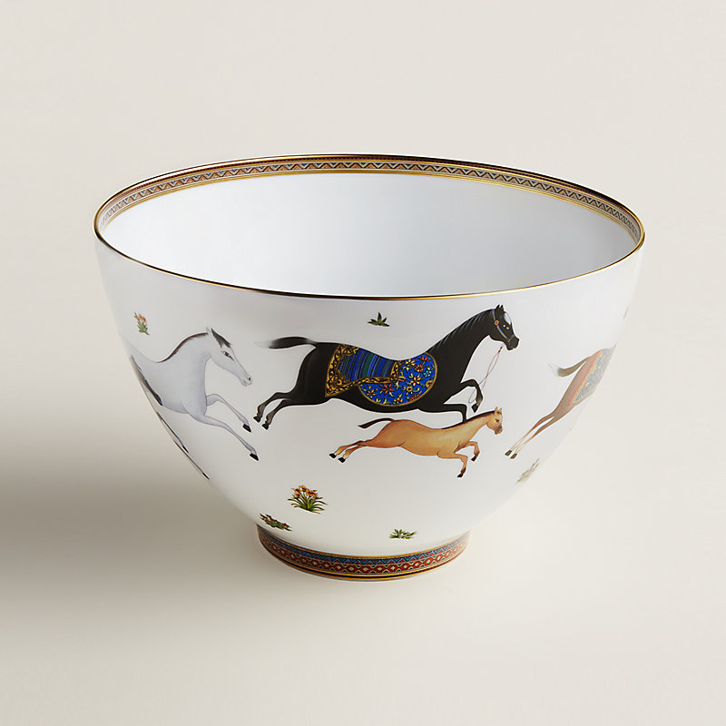 Cheval d’Orient punch bowl