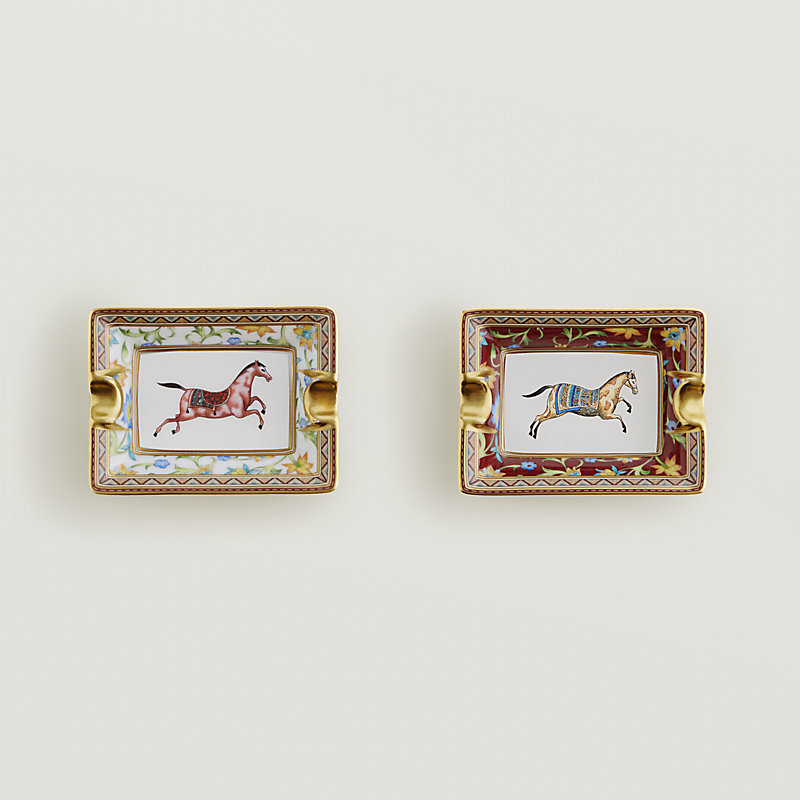 Cheval d’Orient set of 2 mini ashtrays