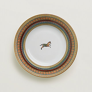 Cheval d'Orient soup plate | Hermès Mainland China