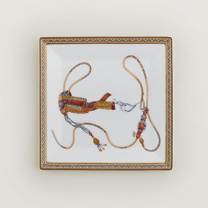 Cheval d’Orient square plate n°3