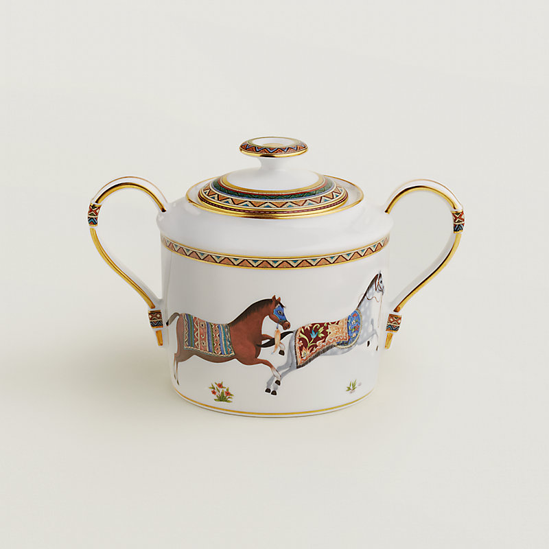 Cheval d’Orient sugar bowl