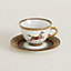 View: Worn, Cheval d’Orient tea cup and saucer n°3
