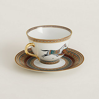 Cheval d'Orient tea cup and saucer n°3 | Hermès Mainland China