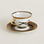 View: Worn, Cheval d’Orient tea cup and saucer n°3