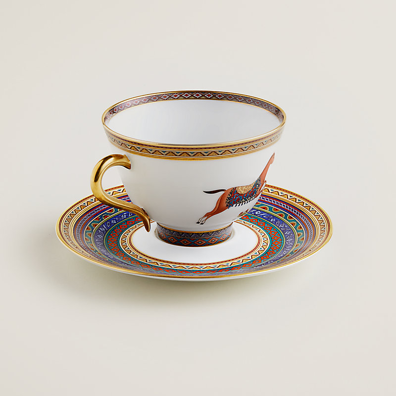 Cheval d'Orient tea cup and saucer n°4 | Hermès Mainland China