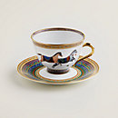 View: Worn, Cheval d’Orient tea cup and saucer n°5