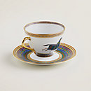 View: Worn, Cheval d’Orient tea cup and saucer n°5