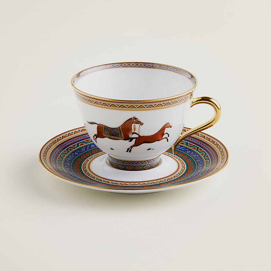 Cheval d’Orient tea cup and saucer n°6