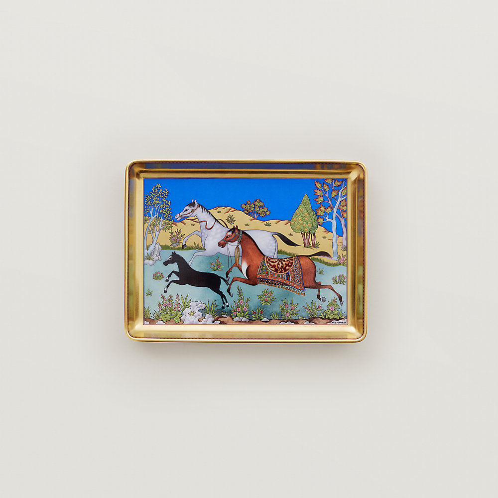 Cheval d'Orient tray, small model | Hermès Mainland China