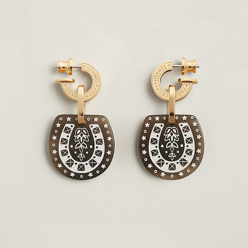 Cheval de Coeur earrings, small model