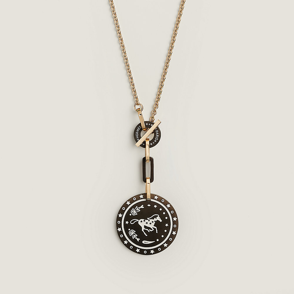 HERMES エルメス 92gシルバー925 ボウル Cheval de Coeur pendant, large model | Hermès Mainland China