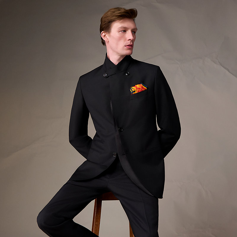 Cheval de Feu pocket square 45