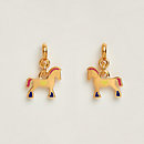 View: front, Cheval earrings