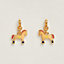 View: front, Cheval earrings