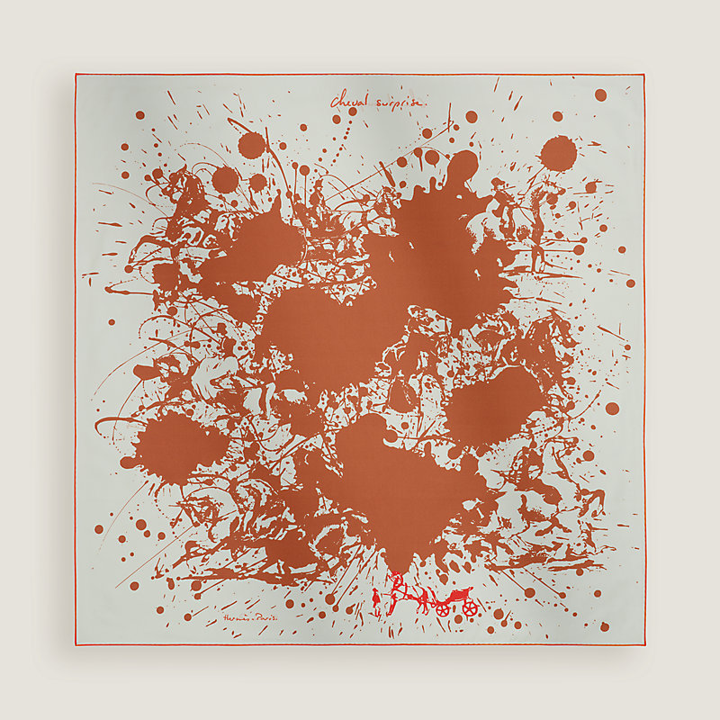 Cheval Surprise double face scarf 90