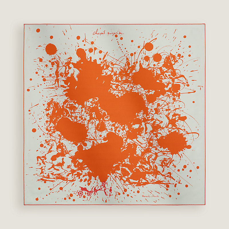 Cheval Surprise double face scarf 90