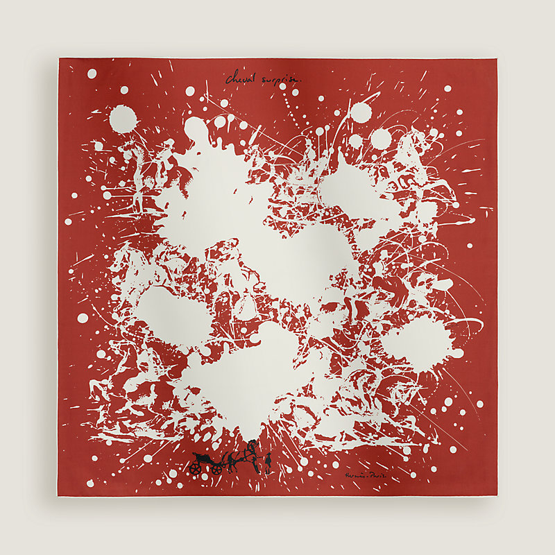 Cheval Surprise double face scarf 90