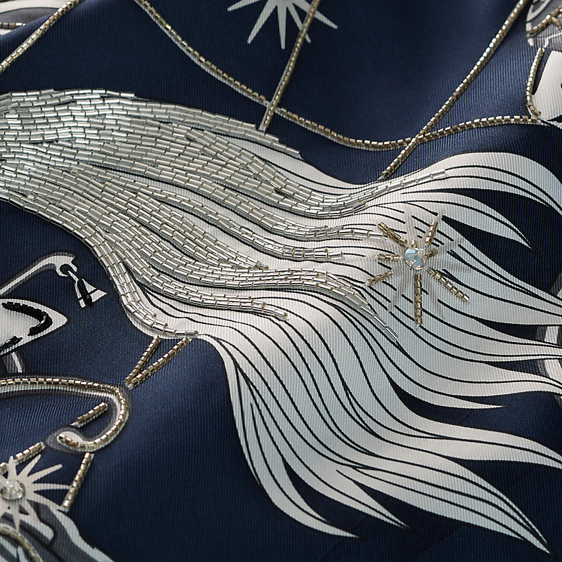 Chorus Stellarum embroidered giant scarf