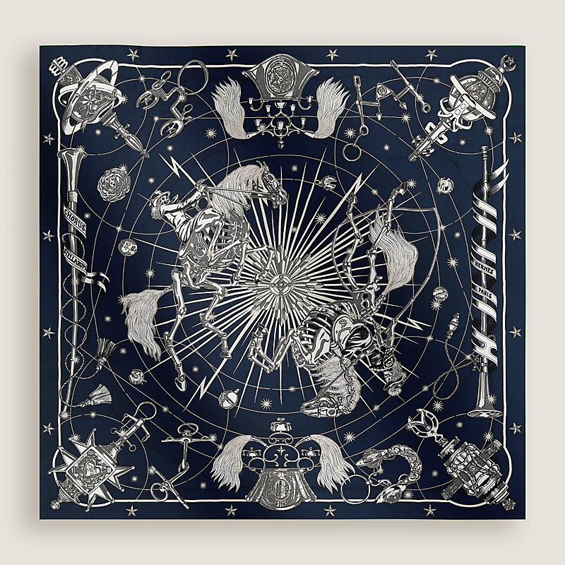 Chorus Stellarum embroidered giant scarf