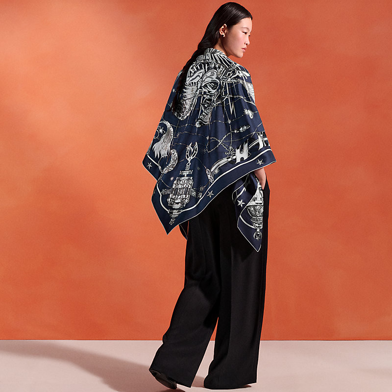 Chorus Stellarum embroidered giant scarf