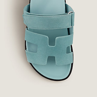 hermes sandals blue