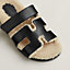View: above, Chypre sandal