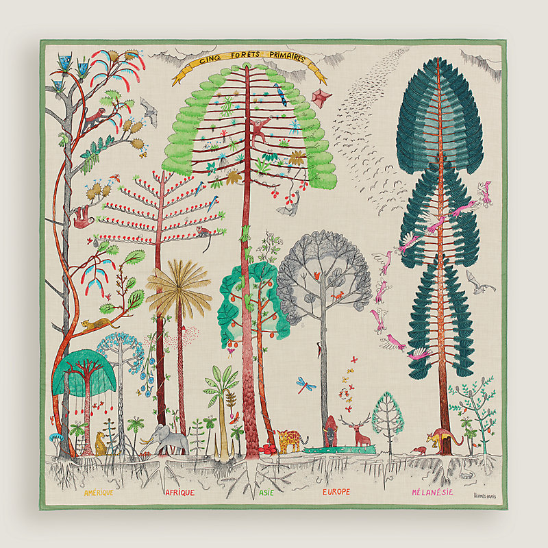 Cinq Forets Primaires shawl 140, View: , view 3 of 4