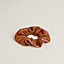 View: front, Claudia "Sangles en Zigzag Bandana" scrunchie