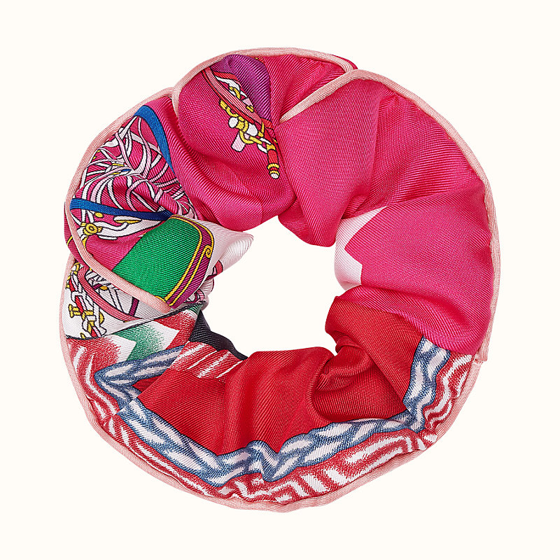 hermes silk scrunchie