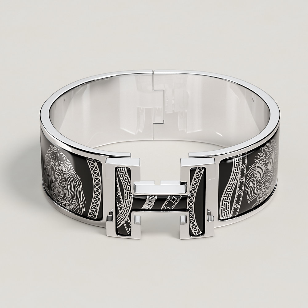 Clic Clac H Jour de Casting bracelet - Black | Hermès Mainland China