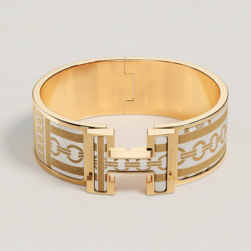 Clic Clac H Tartan & Chaines Obliques bracelet