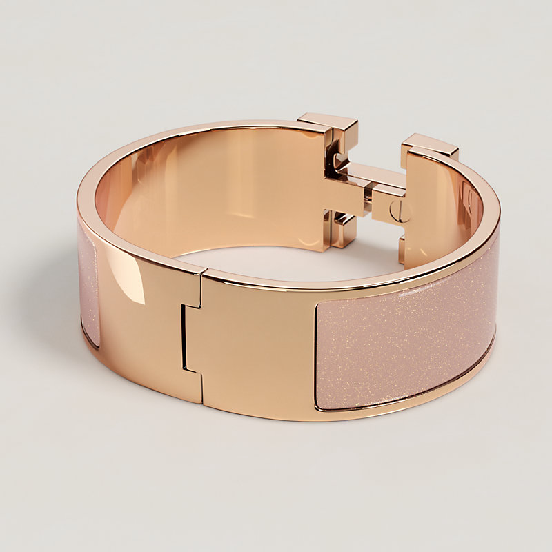 Clic Clac H glitter bracelet