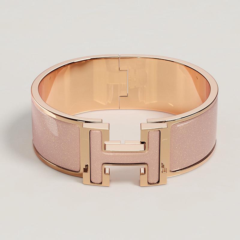 Clic Clac H glitter bracelet