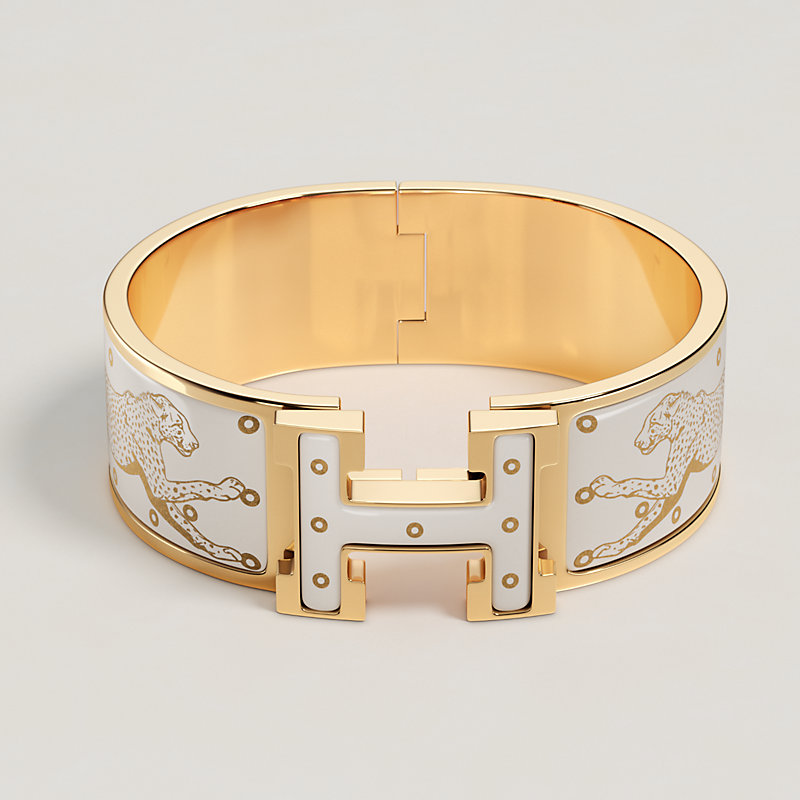 Clic Clac H guepards bracelet