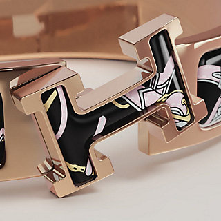 Clic H Bride de Cour bracelet - Pink | Hermès Mainland China