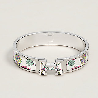 【ハートが可愛い☆】HERMES★Clic H ラブ ブレスレット clic-h-harnais-de-coeur-