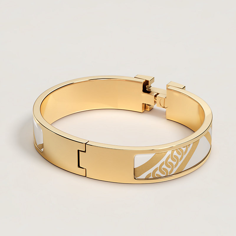 Clic H Tartan & Chaines Obliques bracelet