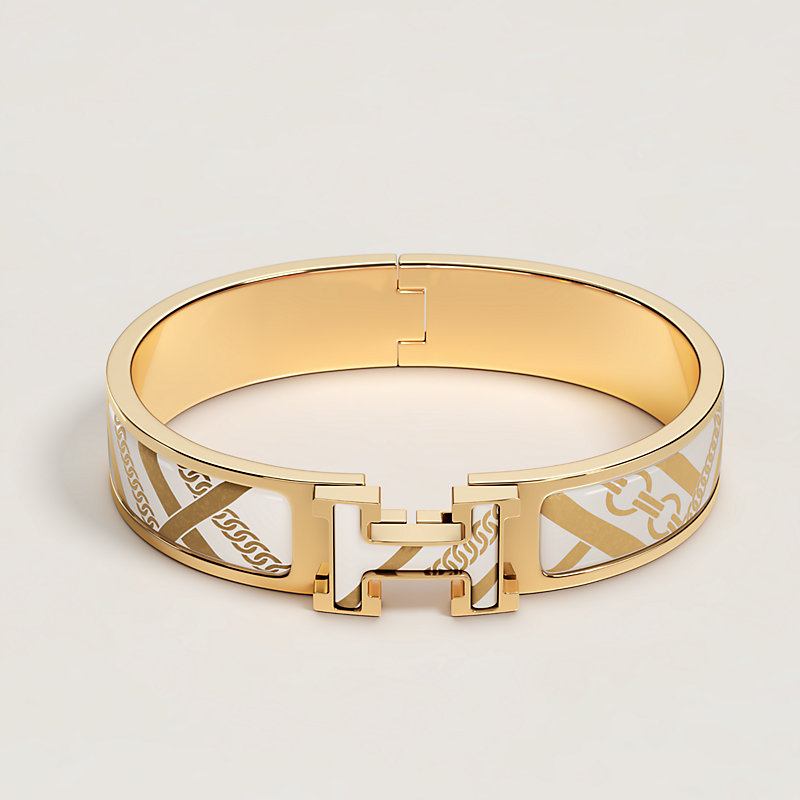 Clic H Tartan & Chaines Obliques bracelet