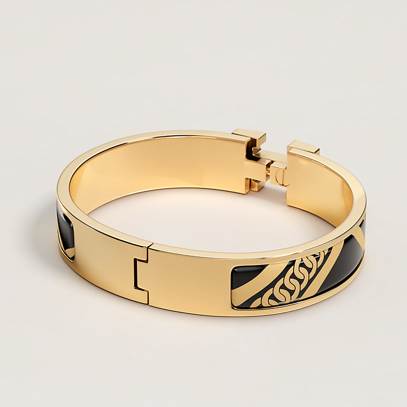 Clic H Tartan & Chaines Obliques bracelet