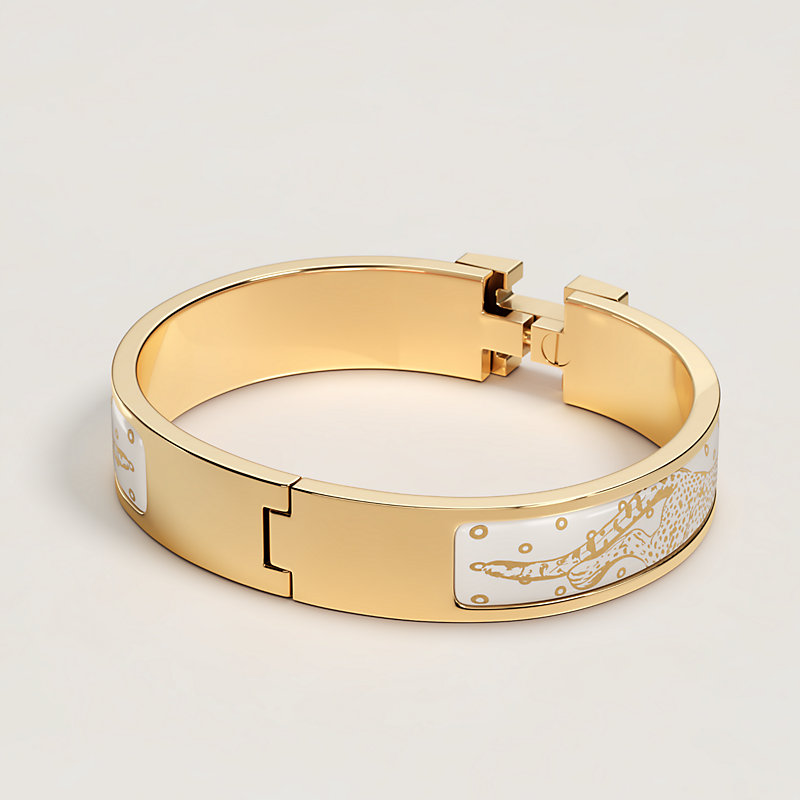 Clic H guepards bracelet