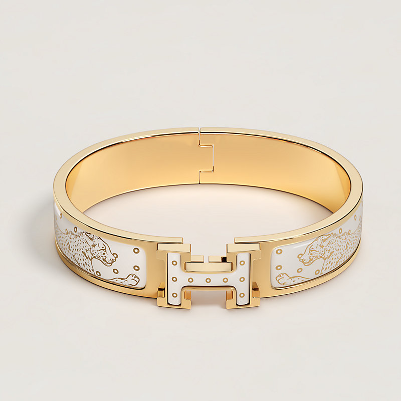 Clic H guepards bracelet