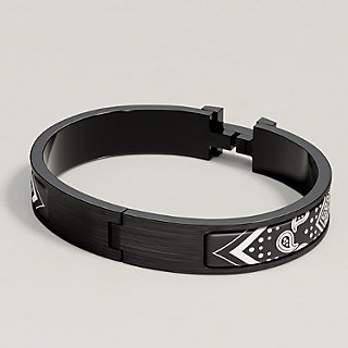【良品】HERME'S カマーバンド　シルク　匿名配送　❤︎ Clic HH Bandana So Black bracelet | Hermès Mainland China