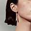 View: Worn, Clou de forge earrings