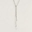 Clou de forge lariat necklace, view 3 of 3