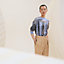View: Worn, "Coaching Deja Vu" long-sleeve twillaine sweater