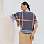 View: Worn, "Coaching Deja Vu" short-sleeve twillaine sweater