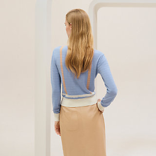 軽快レイヤード【HERMES】ノースリーブ bombers sans manches shrug--1106298 92-worn-1-0-0-