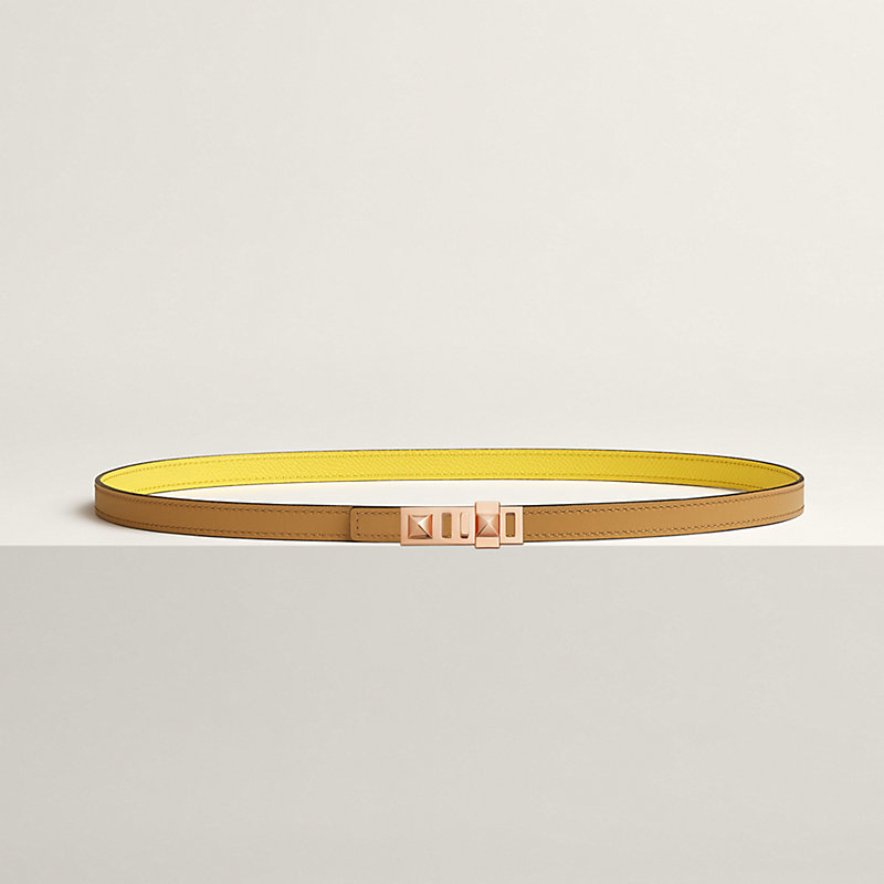 Collier de Chien belt buckle & Reversible leather strap 13 mm